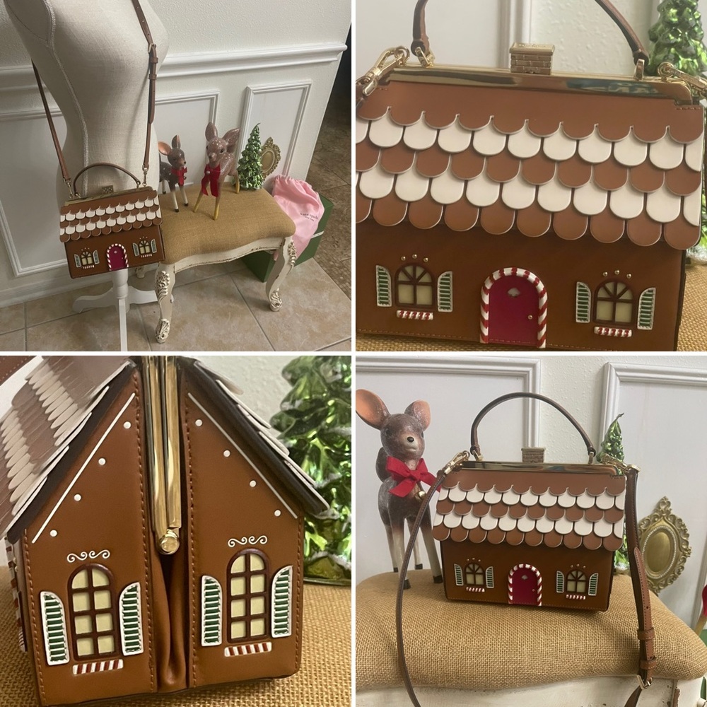 Kate Spade Gingerbread House Crossbody  Novelty - Picture 7 of 16
